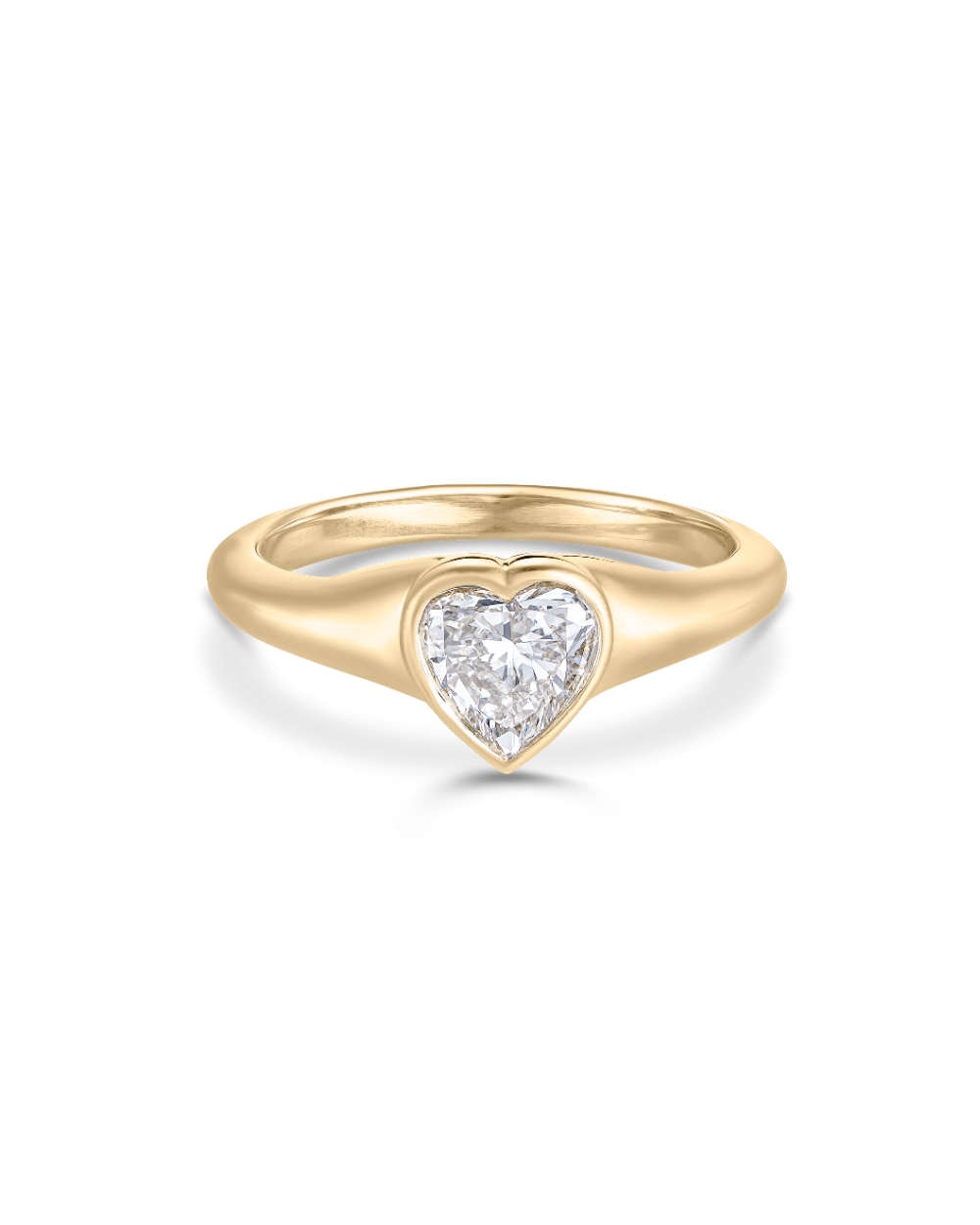 Heart Signet Pinky Ring