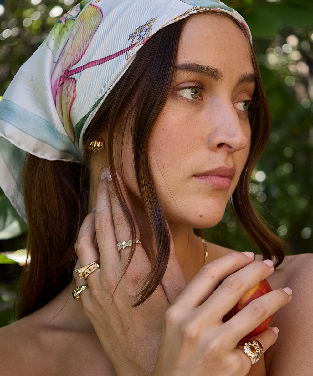 Heirloom Silk Scarf classajewellers