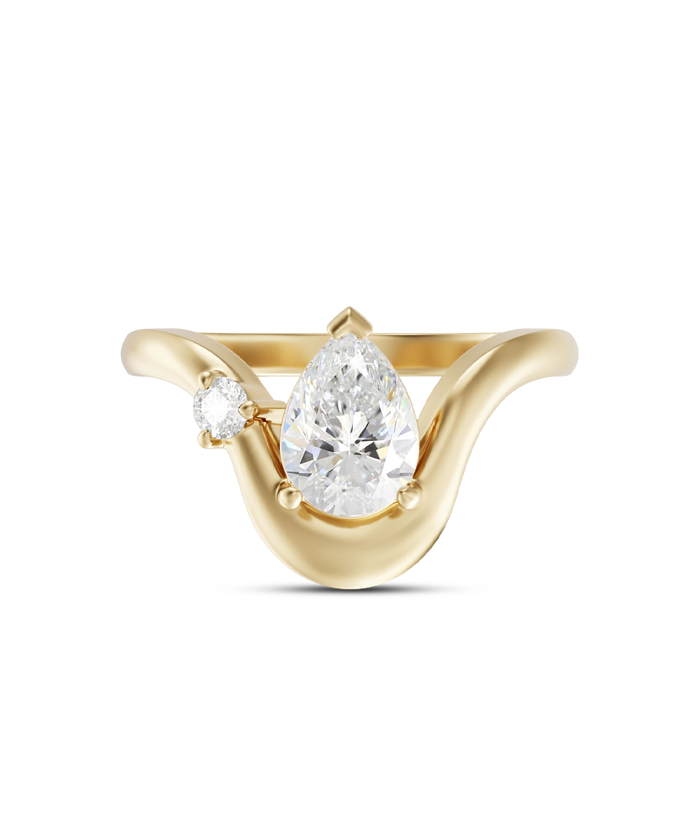 Helena 1.2ct Pear Diamond Engagement Ring
