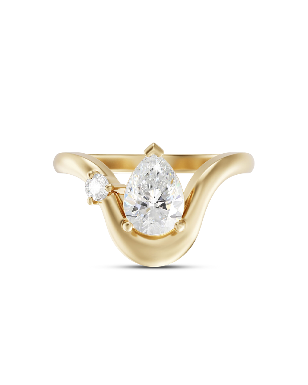 Helena 1.2ct Pear Diamond Engagement Ring