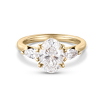 Isla 2.05ct Oval & Pear Diamond Engagement Ring
