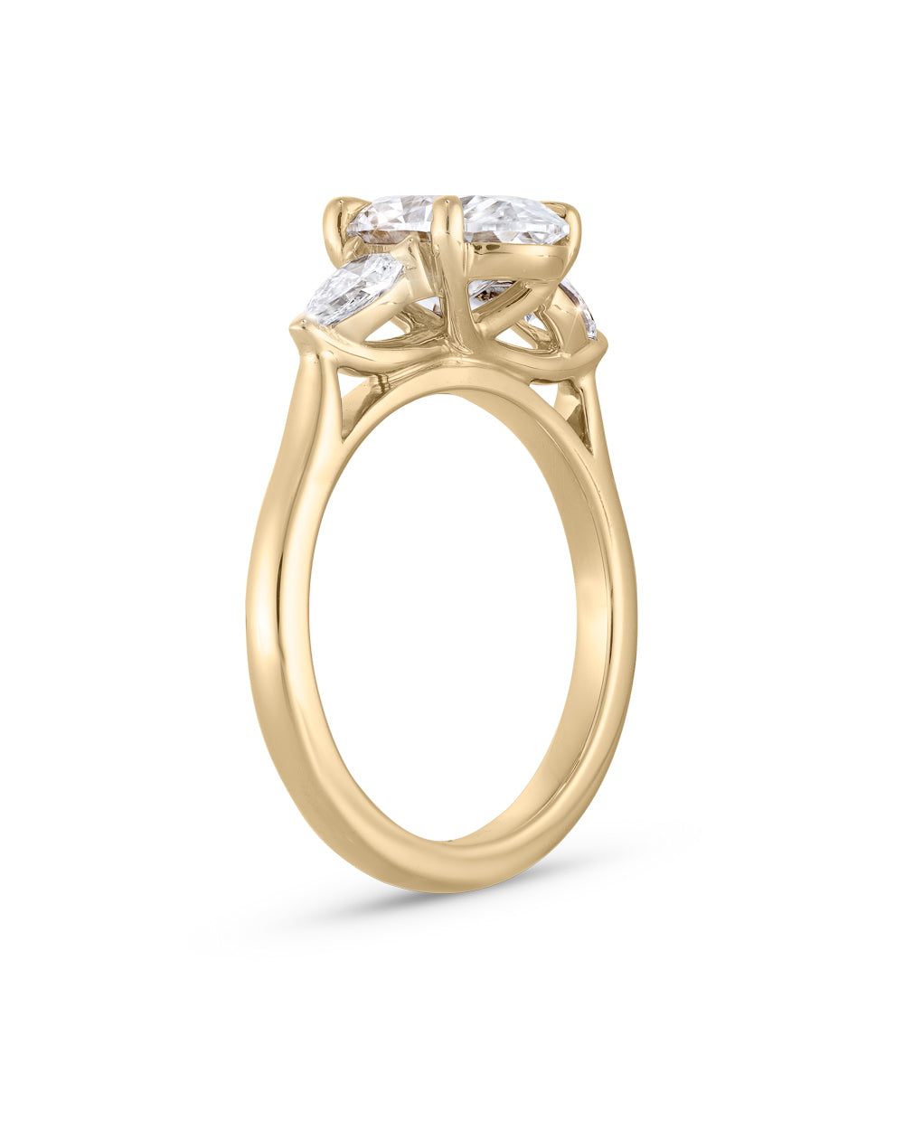 Isla 2.05ct Oval & Pear Diamond Engagement Ring