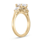 Isla 2.05ct Oval & Pear Diamond Engagement Ring