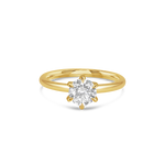 Jessica 1.01ct Brilliant Round Solitaire Diamond Engagement Ring