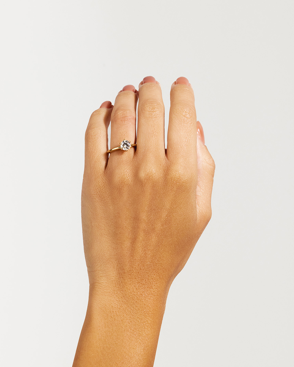 Jessica 1.01ct Brilliant Round Solitaire Diamond Engagement Ring
