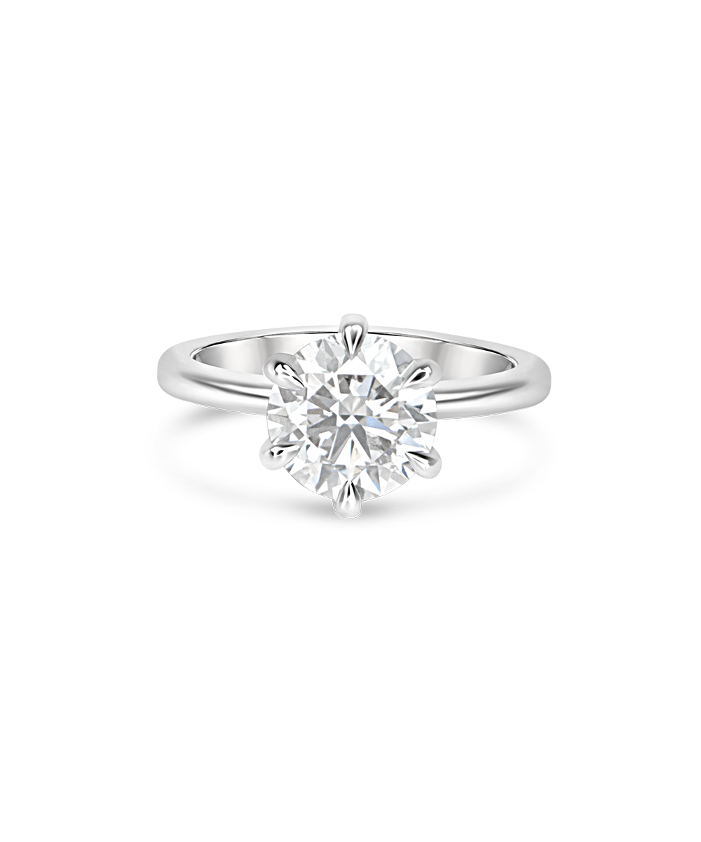 Jessica 2.53ct Brilliant Round Solitaire Diamond Engagement Ring