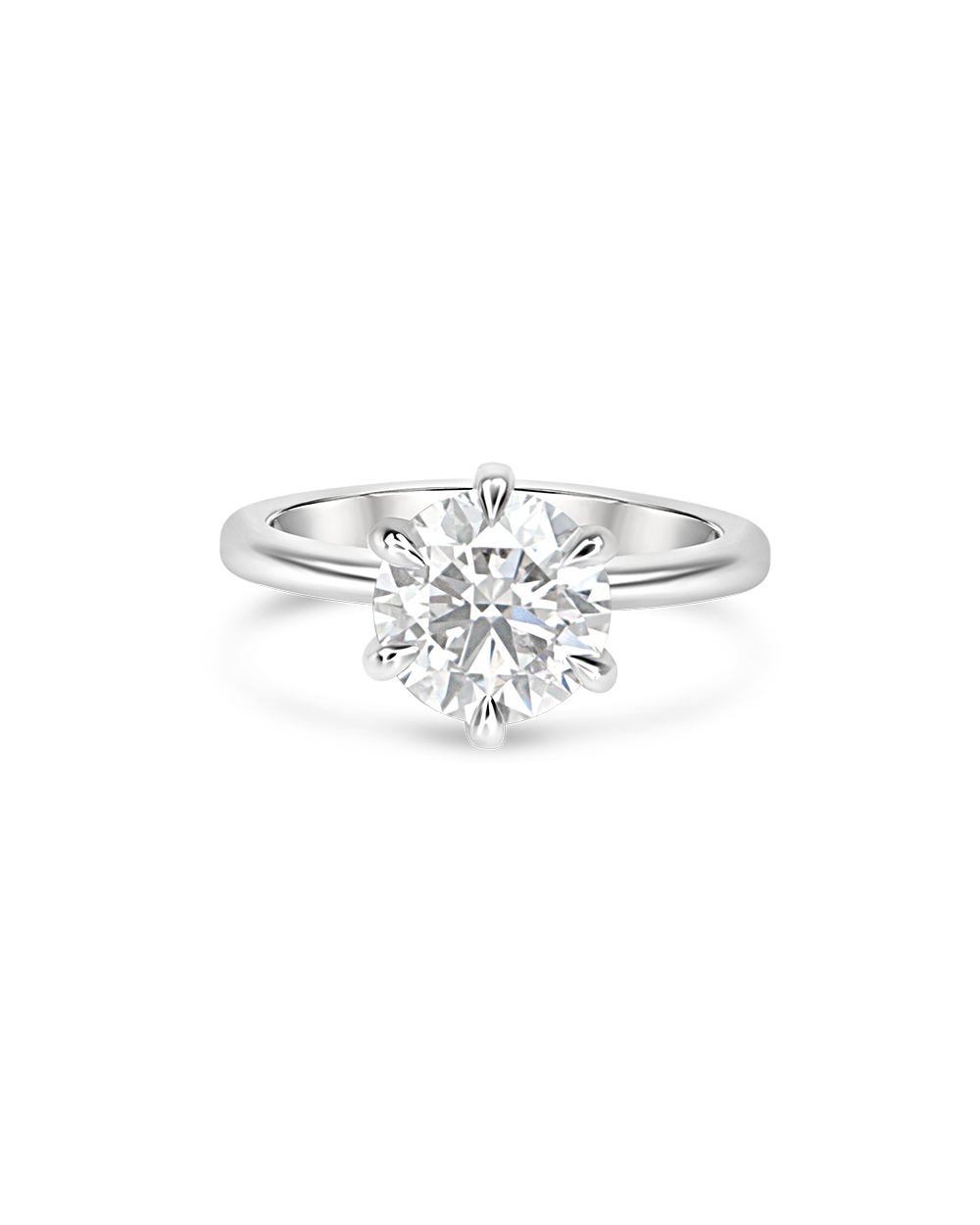 Jessica 2.53ct Brilliant Round Solitaire Diamond Engagement Ring