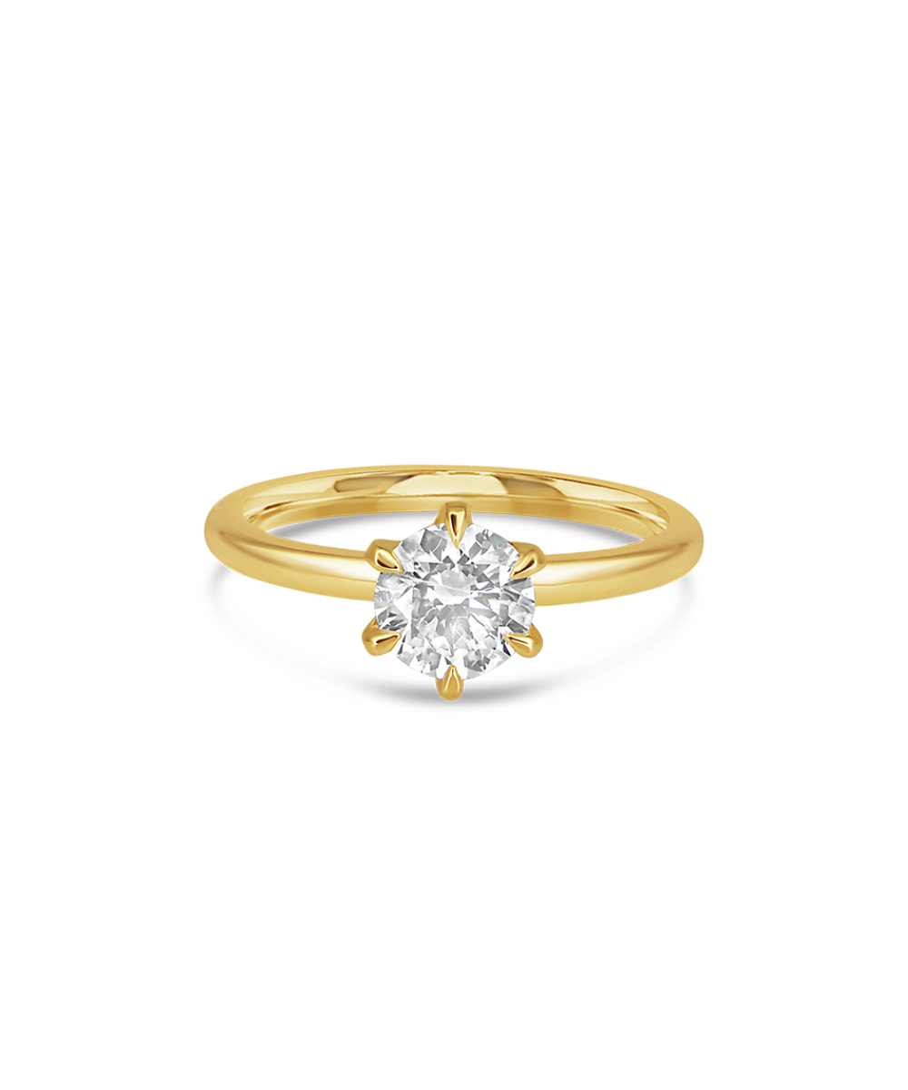 Jessica 1ct Brilliant Round Solitaire Diamond Ring