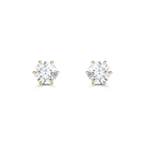 Jessica Round Diamond Studs