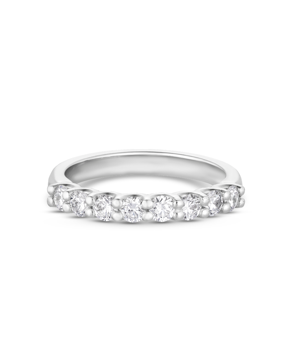 Julie Round Diamond Band - Platinum classajewellers