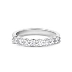 Julie Round Diamond Band - Platinum classajewellers
