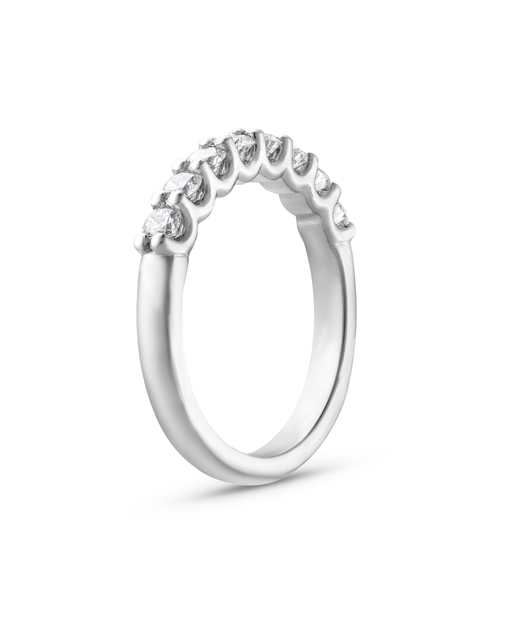Julie Round Diamond Band - Platinum classajewellers