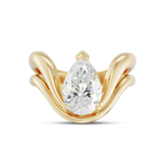 Leda 2.39ct Pear Diamond Engagement Ring