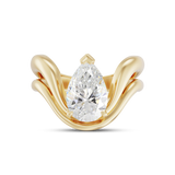 Leda 2.39ct Pear Diamond Engagement Ring