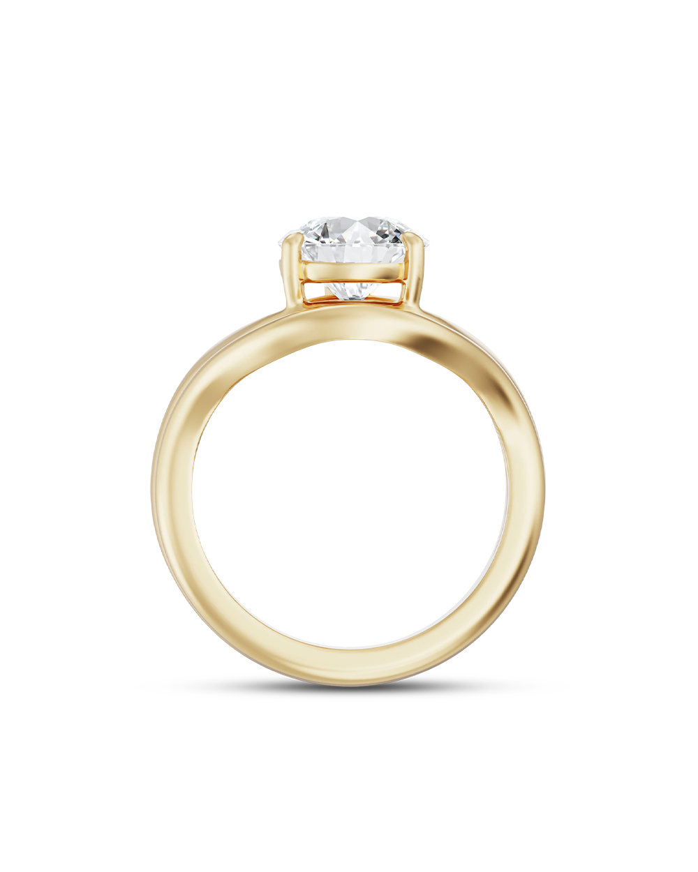 Leda 2.39ct Pear Diamond Engagement Ring