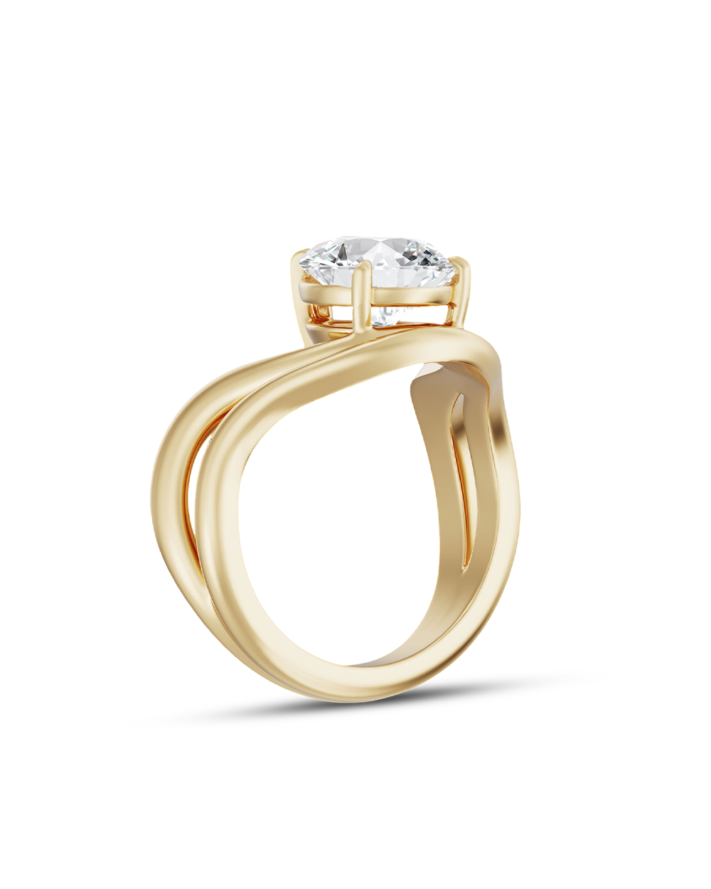 Leda 2.39ct Pear Diamond Engagement Ring