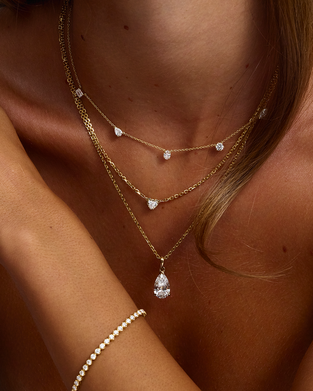 Petite Natural Diamond Tennis Bracelet classajewellers