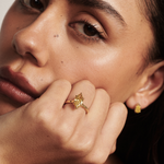 Mabel Marquise Yellow Diamond Engagement Ring classajewellers