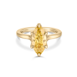Mabel Marquise Yellow Diamond Engagement Ring classajewellers