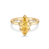 Mabel Marquise Yellow Diamond Engagement Ring classajewellers