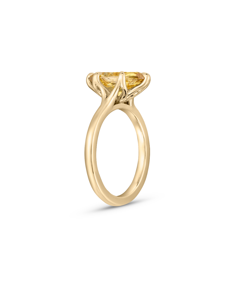 Mabel Marquise Yellow Diamond Engagement Ring classajewellers