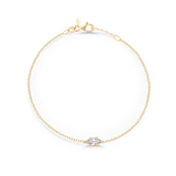 Marquise Solitaire Diamond Bracelet classajewellers