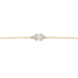 Marquise Solitaire Diamond Bracelet classajewellers