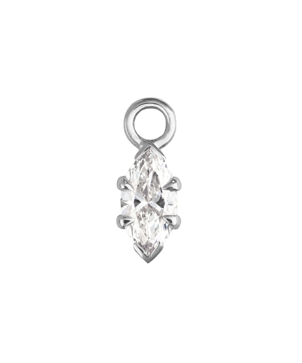 Marquise Diamond Charm