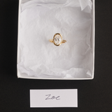 Zoe Oval Bezel Diamond Engagement Ring classajewellers