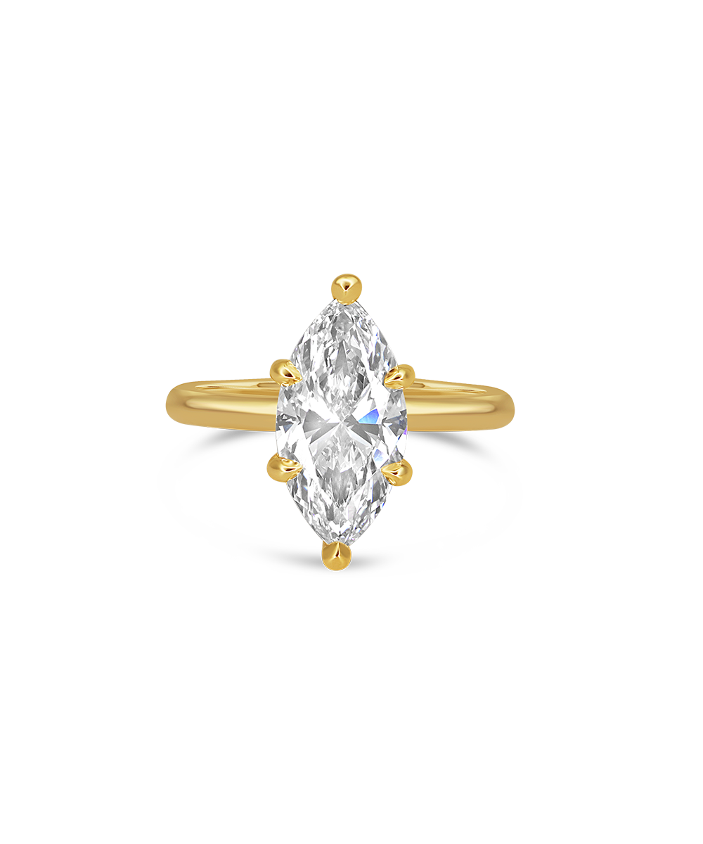 Monique 3.01ct Marquise Diamond Solitaire Engagement Ring