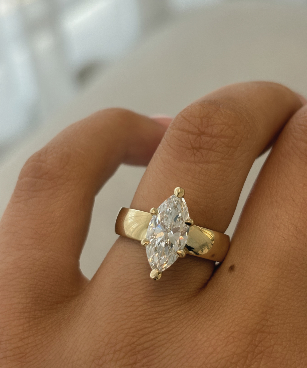 Montana 2.01ct Marquise Solitaire Engagement Ring