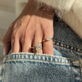Astra Marquise Pinky Ring - Ready in 7 Days