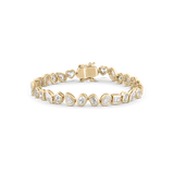 Multicut Bezel Tennis Bracelet
