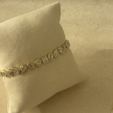 Multicut Bezel Tennis Bracelet