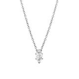 Marquise Solitaire Diamond Necklace - 0.30ct