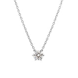 Round Solitaire Diamond Necklace - 0.50ct