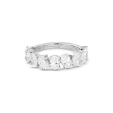 Odette Oval Diamond Band - White Gold classajewellers