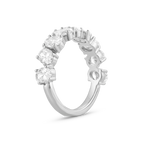 Odette Oval Diamond Band - White Gold classajewellers
