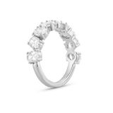 Odette Oval Diamond Band - White Gold classajewellers