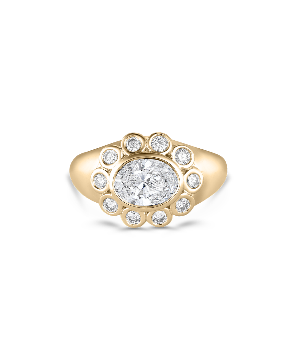 Ophelia Pinky Ring - Diamond classajewellers