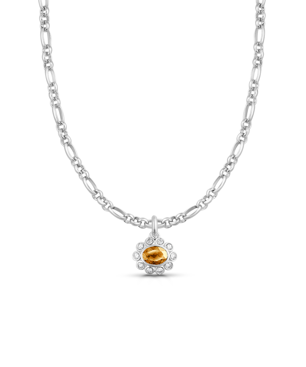 Ophelia Pendant - Citrine classajewellers