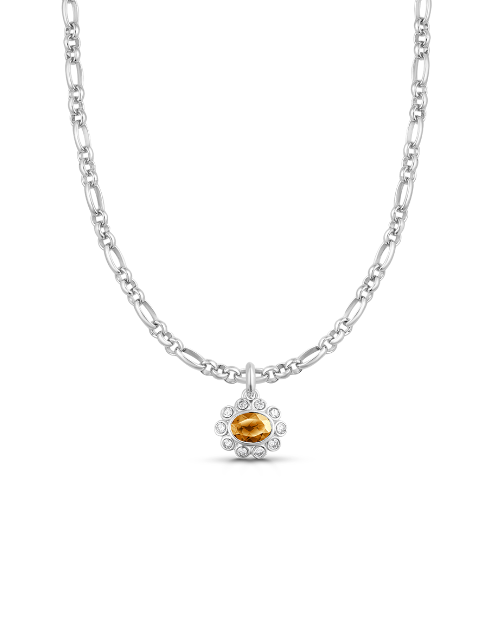 Ophelia Pendant - Citrine classajewellers