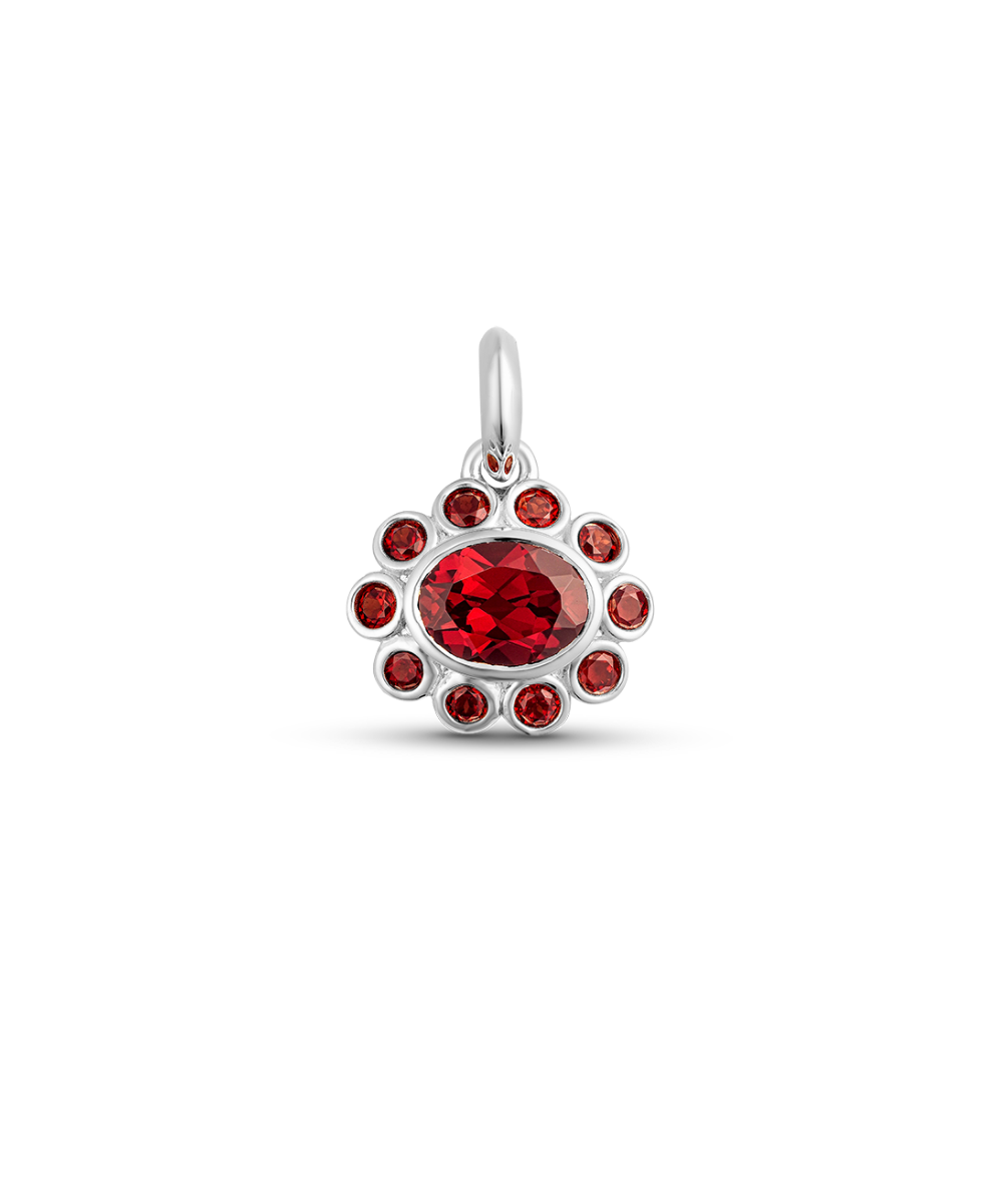 Ophelia Pendant - Garnet classajewellers