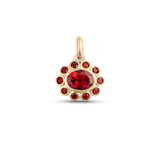Ophelia Pendant - Garnet classajewellers