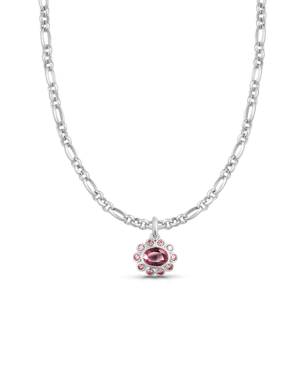 Ophelia Pendant - Pink Tourmaline classajewellers