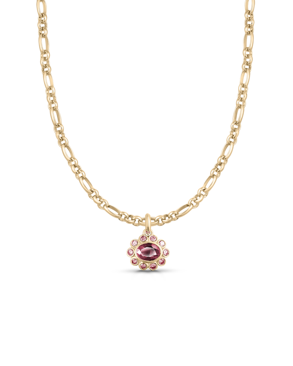 Ophelia Pendant - Pink Tourmaline classajewellers