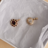 Ophelia Pendant - Garnet