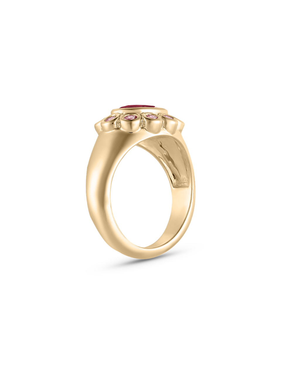 Ophelia Pinky Ring - Pink Tourmaline classajewellers