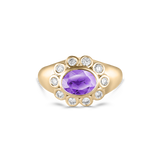 Ophelia Pinky Ring - Amethyst