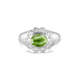 Ophelia Pinky Ring - Peridot